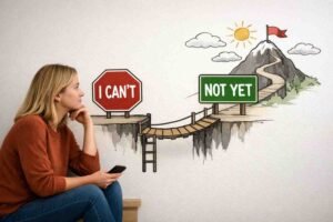 Shift From “I Can’t” To “Not Yet.”